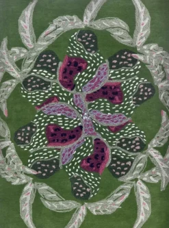 Finarte Oasis villamatto 170x240 vihreä