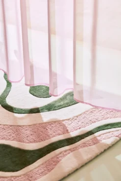 Finarte Virta villa-tencel matto