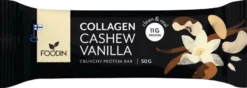 Foodin Collagen Protein Bar Cashew-Vanilla 50g