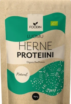 Foodin Herneproteiini, maustamaton luomu 650g