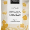 Foodin Kristallisoitu inkivääri luomu 200g