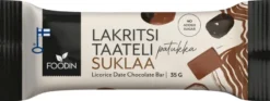 Foodin Lakritsitaatelipatukka Suklaa 35g