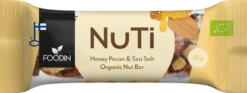 Foodin NUTI, Honey, Pecan & Sea Salt, Luomu, 35g