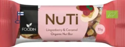 Foodin NUTI, Lingonberry & Caramel, Luomu, 35g