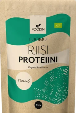 Foodin Riisiproteiini maustamaton luomu 650g