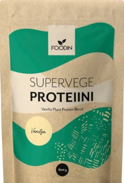 Foodin Supervege, kasviproteiinisekoitus, vanilja 600g