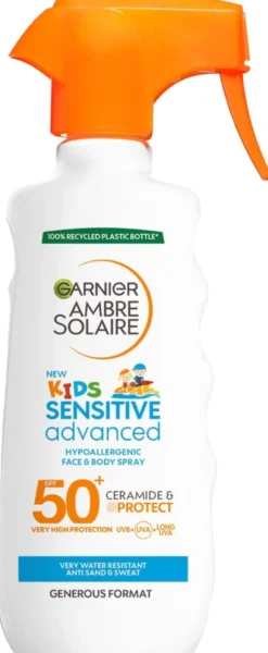 Garnier Ambre Solaire Sensitive Advanced Kids Aurinkosuoja herkälle iholle 270ml