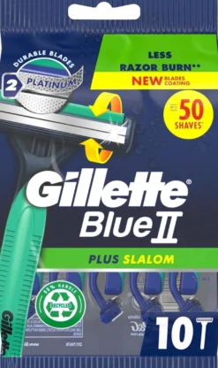 Gillette 10kpl BlueII Plus Slalom varsiterä