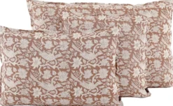 Haomy Tyynynpäällinen Jaipur Mocaccino 45x45 cm rosa