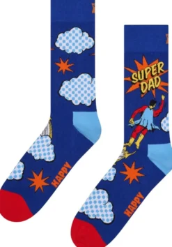 Happy Socks Flying Super Dad sukat