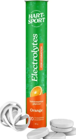 Hart-Sport Electrolytes Poretabletti appelsiini 20 tbl