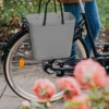 Hinza pyörälaukku korkea grey