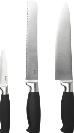 Åhlens Home Bistro veitsisetti 3 kpl hopea