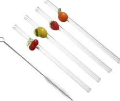 Åhléns Fruits juomapilli lasia 4 kpl