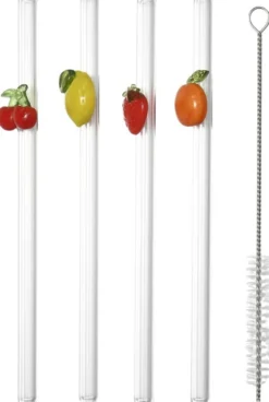 Åhléns Fruits juomapilli lasia 4 kpl