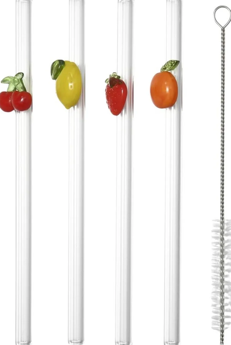 Åhléns Fruits juomapilli lasia 4 kpl