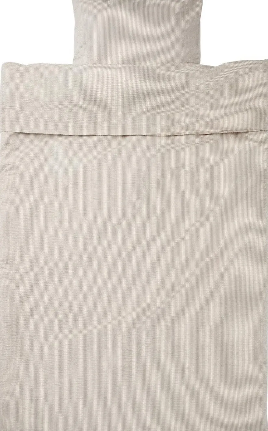 Åhléns Home Charles pussilakanasetti 150x210+50x60cm beige raidallinen