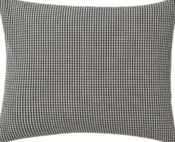 Åhléns Home Mini Gingham tyynyliina 50x60 cm musta ruudullinen