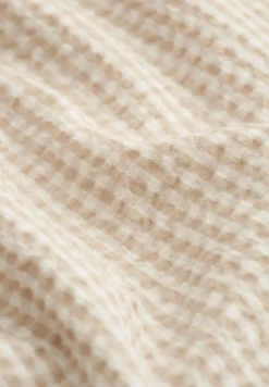 Åhléns Home Mini Gingham tyynyliina 50x60 cm beige ruudullinen