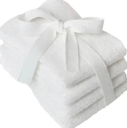 Åhléns Home Stella pyyhesetti 4 kpl 30x30cm valkoinen