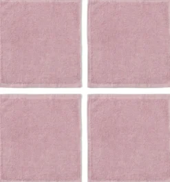 Åhléns Stella pyyhesetti 30x30 cm 4 kpl pinkki