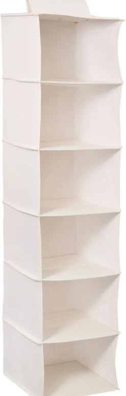 Åhléns Home Noah säilytyslokerikko 6 hyllyä beige