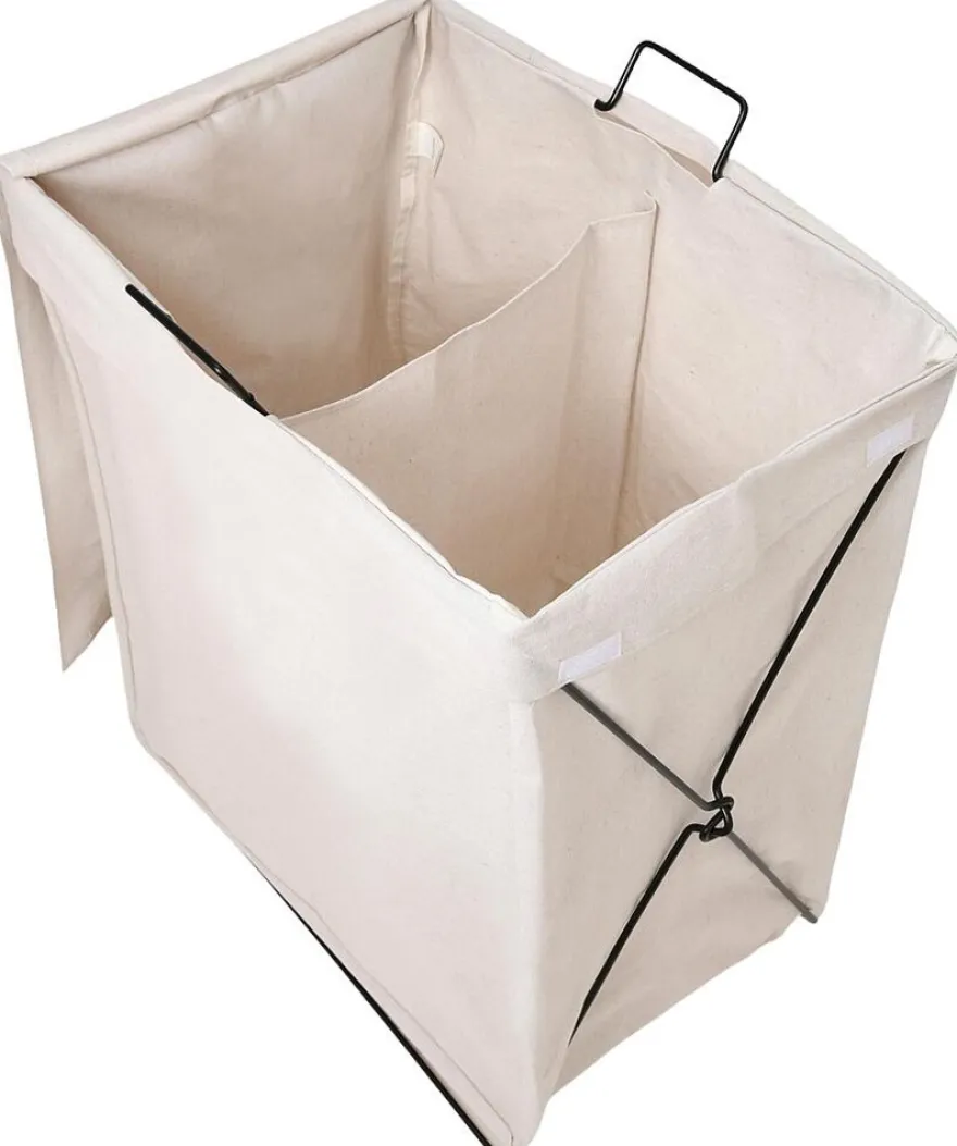 Åhléns Home Skanör pyykkikori L beige
