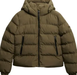 Hooded Sports Puffer takki