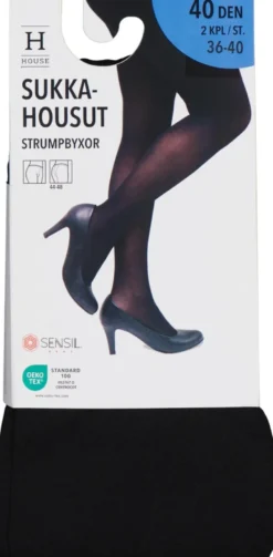 House Heat sukkahousut 40den 2-pack