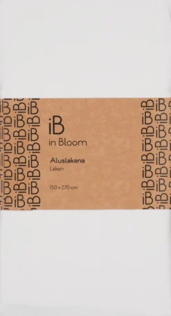 in Bloom aluslakana 150x270cm valkoinen
