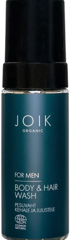 JOIK Organic for Men Body & Hair Wash Puhdistusaine hiuksille ja vartalolle 150 ml
