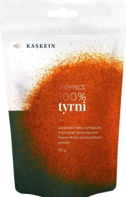 Kaskein Berryfect pakastekuivattu tyrnijauhe 50g