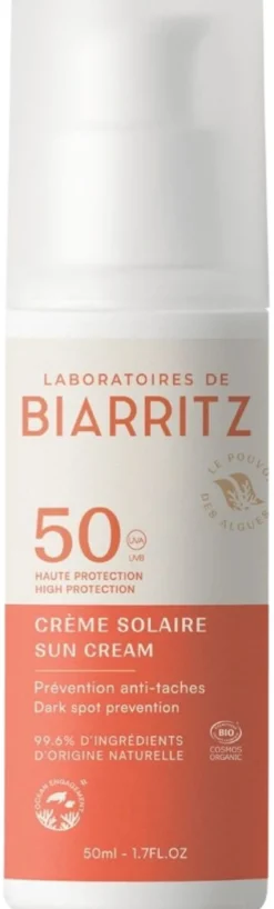 Laboratoires de Biarritz Face Sun Cream Aurinkovoide Kasvoille SPF50 50ml