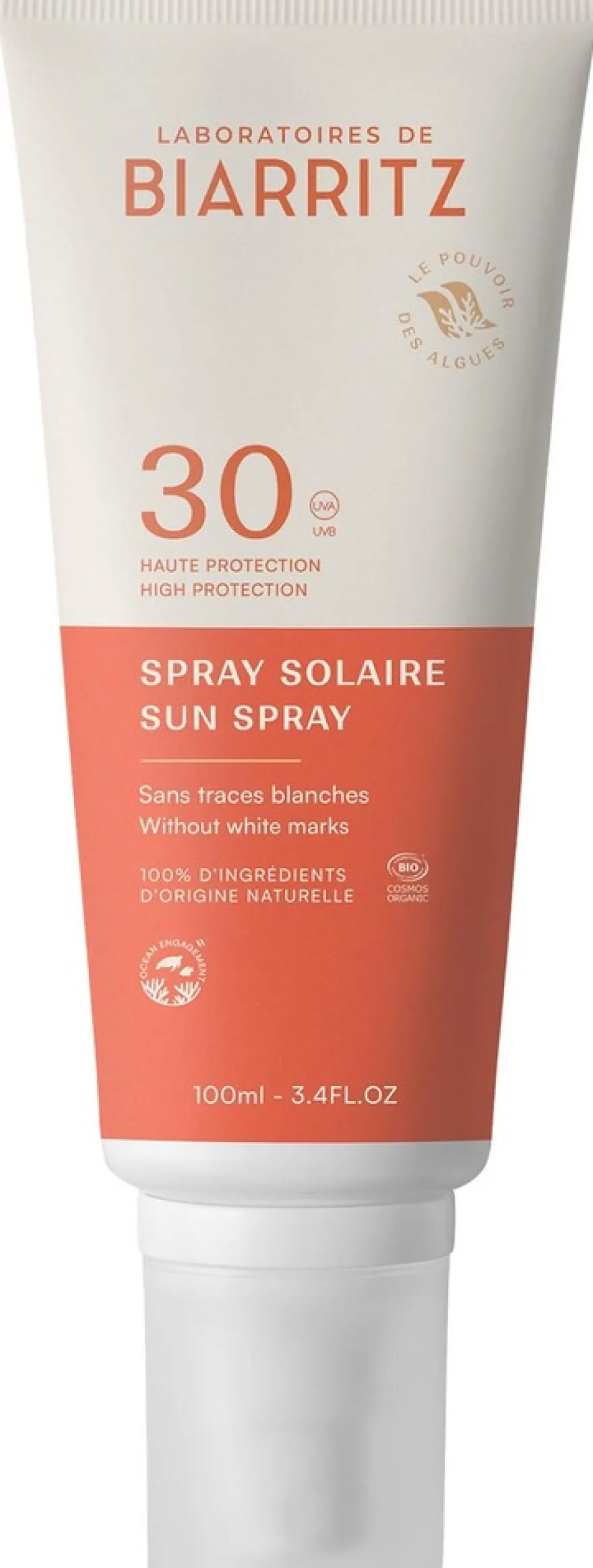 Laboratoires de Biarritz Sun Spray Aurinkosuojasuihke SPF30 100ml
