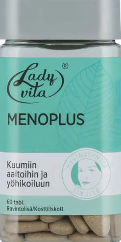 Ladyvita Menoplus ravintolisä Puna-apila-humala-vitamiinitabletti 60 tabl