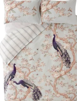 Laura Ashley Belvedere pussilakanasetti 150x210+50x60cm duck egg