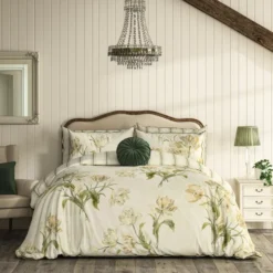 Laura Ashley Gosford pussilakanasetti 150x210+50x60cm sage