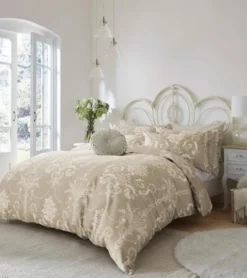 Laura Ashley Josette pussilakanasetti 150x210+50x60cm truffle