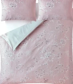 Laura Ashley Rowsham Garden satiinipussilakanasetti 230x220+2x50x60cm pinkki