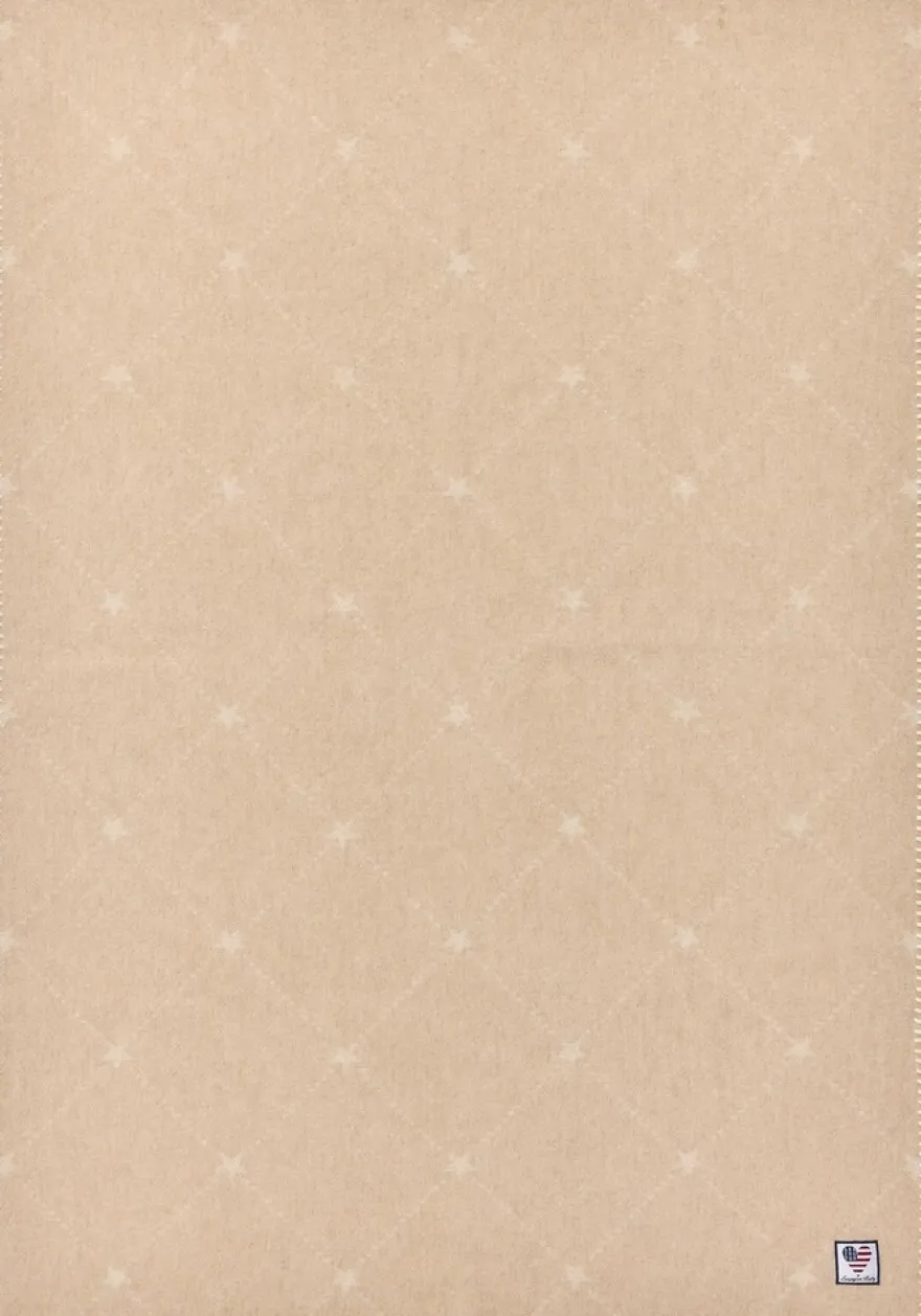 Lexington Signature Star huopa 70x100cm beige/valkoinen