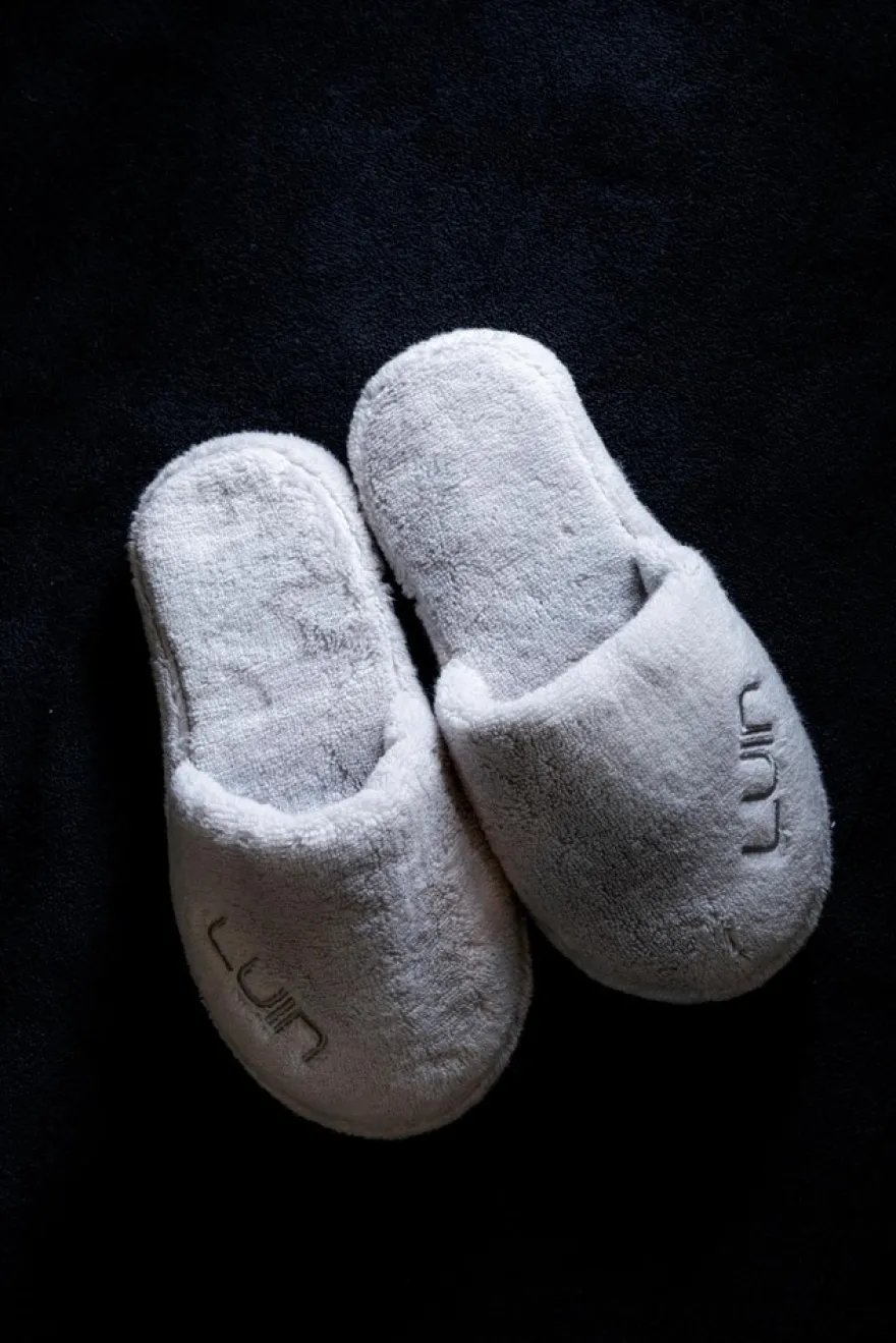 Luin Living Cosy kylpytossut pearl grey L/XL