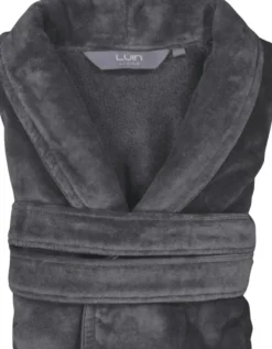 Luin Living Haven kylpytakki L dark grey