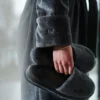 Luin Living Haven kylpytossut S/M dark grey