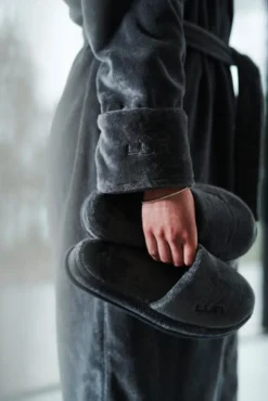 Luin Living Haven kylpytossut S/M dark grey