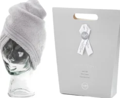 Luin Living hiuspyyhe, Pearl Grey