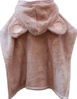 Luin Living lasten ponchopyyhe 1-5 v. Dusty Rose