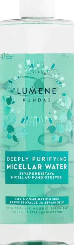 Lumene PUHDAS Syväpuhdistava micellar-puhdistusvesi 400 ml