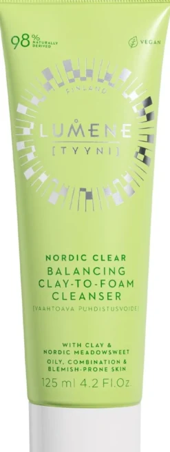 Lumene TYYNI Tasapainottava vaahtoava puhdistusvoide 125 ml