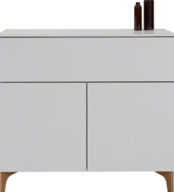 Lundia Fuuga -senkki, leveillä laatikolla ja pariovilla, cashmere, pähkinän sävyiset jalat