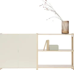 Lundia Classic hylly, kermansävyiset ovet